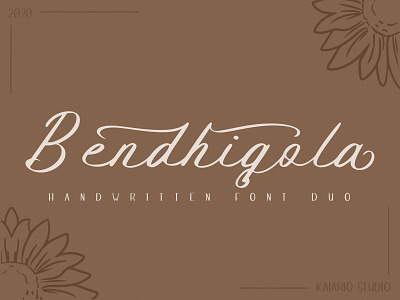 Bendhigola - Handwritten Font Duo authentic calligraphy brand branding calligraphy classic style elegance elegant font font font design lettering logotype lovely font script typeface typography