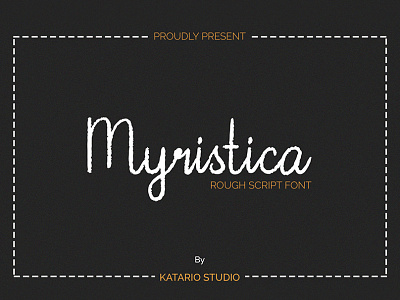 Myristica Font brand calligraphy christmas font lettering logo logotype music product rough script typeface typography weddings wiggly
