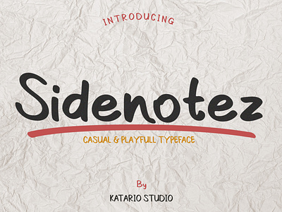 Sidenotez Font