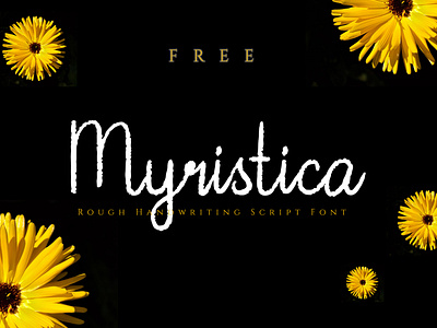 MYRISTICA - FREE SCRIPT FONT