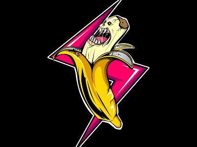 Banana Killer apparel artwork banana branding clothing design fruit illustration illustration monsters tattoo vector