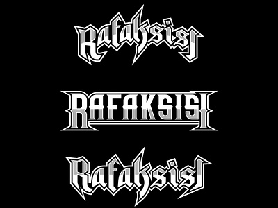 Rafaksisi apparel branding clothing custom lettering custom type customdesign design graphicdesign icon logo typography vector
