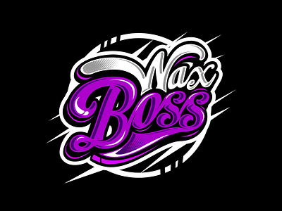 Wax Boss apparel clothing custom lettering design graphicdesign illustration lettering logo typography vector