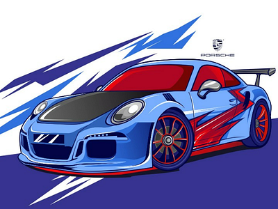 PORSCHE 911 vector design