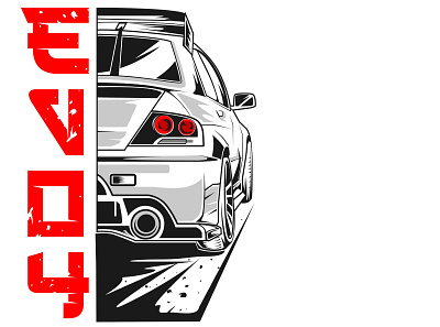IMG 29122019 231455 4060 x 2900 piksel apparel automotive car design illustration japanese jdm mitsubishi racecar speed vector vehicle design