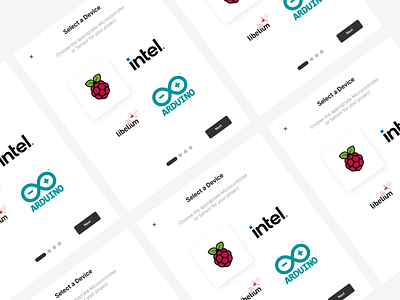 IoT Add device modal design iot minimalist modal select ui