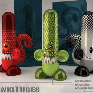 Monkey Tubes varieties character concept design product