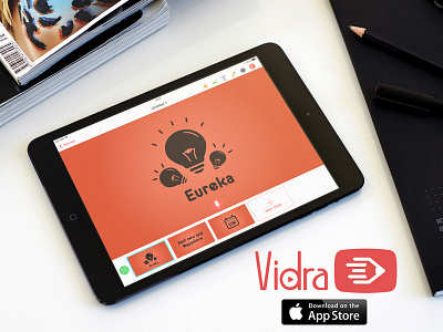 Vidra - Story Telling for iPad app ios ipad ui