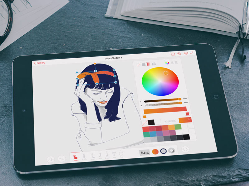 Protosketch Vector Editor For Ipad By Vasil Enchev On Dribbble