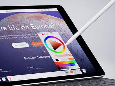 Looking for a design app for iPad Pro? app design graphics ios ios9 ipad ipad pro mockup vector