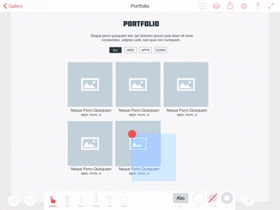 ProtoSketch - Graphic Design on iPad app design graphic ios ipad pro logo software ui ux vector