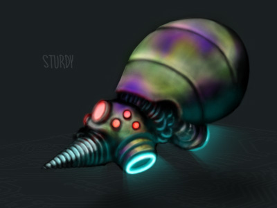 A Sturdy Bug, Done bug concept painting photoshop
