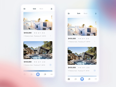 Real estate UI KIT - Protoype home and search - clean home mobile app prototype realestate sketch uikit
