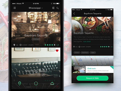 Find Restaurand and food mobile app finder food mobile app restaurant sketch ui ux