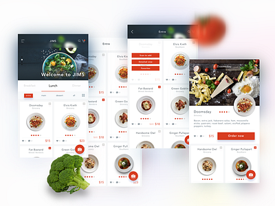 Food Ordering drink eat food food ordering list meal mobile app order order online restaurant search sketch