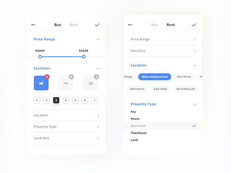 Filters Screen by Jajang Irawan on Dribbble