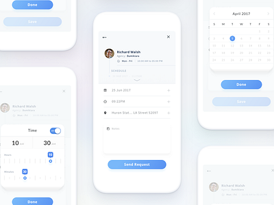 Appointment Screen by Jajang Irawan on Dribbble