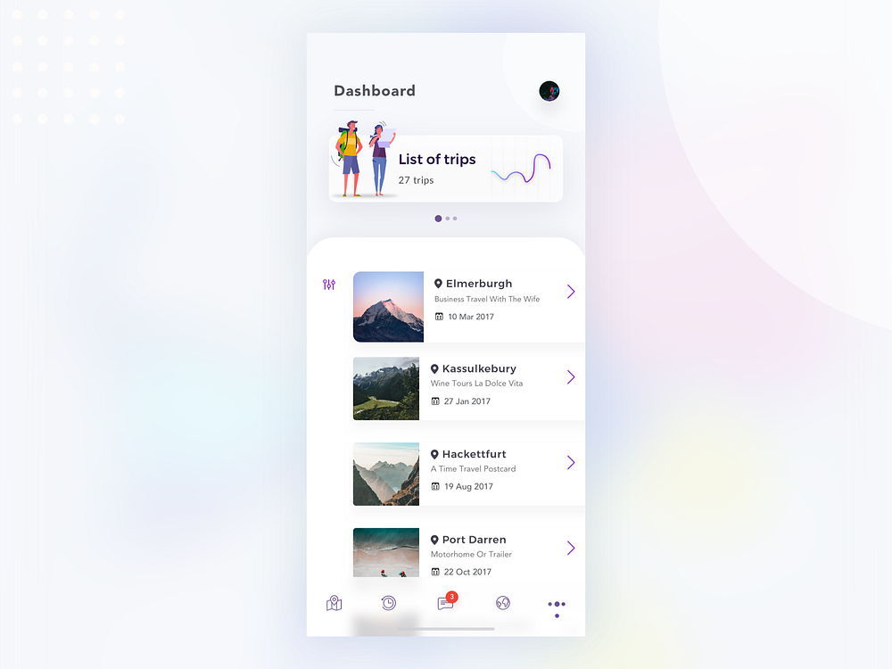 Dashboard account screens by Jajang Irawan on Dribbble