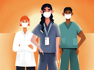 New Era for Healthcare Workers Illustration