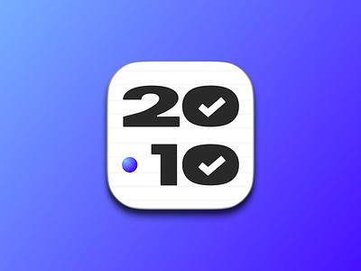 Twenty Ten App Icon | DailyUI #5 app branding dailyui logo logo design notes app todo app todolist