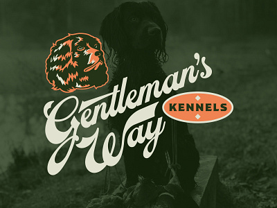 Gentleman's Way Kennels Identity boykin branding hunting identity branding identity design outdoors spaniel waterfowl