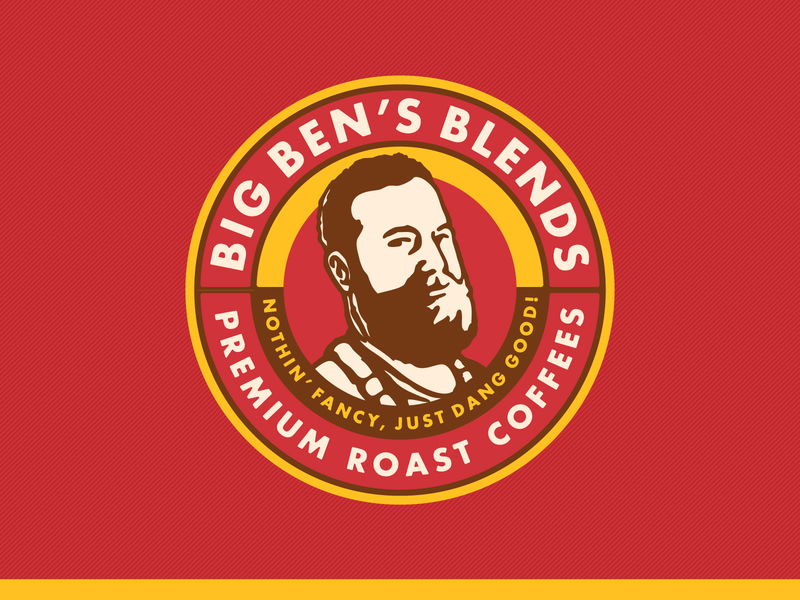 Big Ben's Blends badge badge logo badgedesign coffee coffee bag identity illustration logo