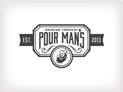 Pour Man's Brewing Co. beer hobo logo