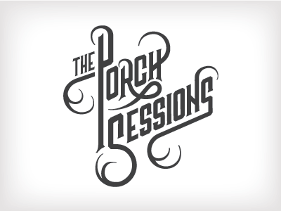 The Porch Sessions flourish logo music porch