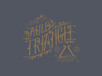 The Auld Triangle bluegrass lettering mountjoy punchbrothers