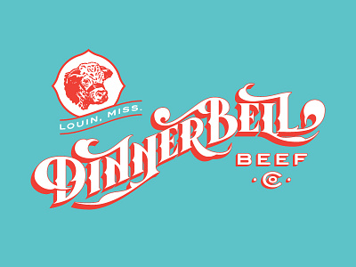 Dinner Bell Beef (wip) beef dinner bell lettering truck lettering