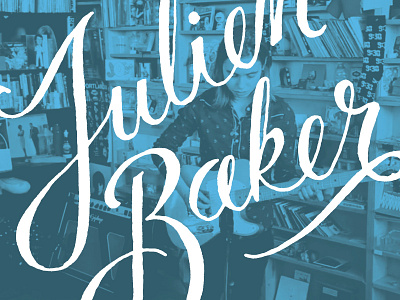 Julien Baker julien baker lettering sick tones sprained ankle