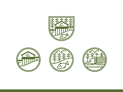 Small Town Branding WIP branding chamber edp icons identity logo system tourism