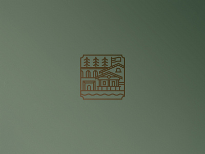 Small Town 1 edp gradient icon identity line small town
