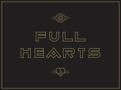Full Hearts black enlightenment eye full hearts gold heart icon type