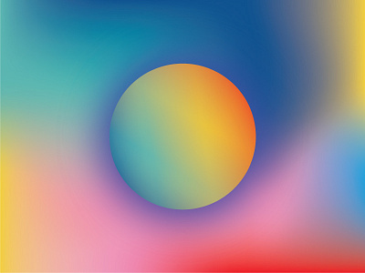 Colour circle color fun gradient