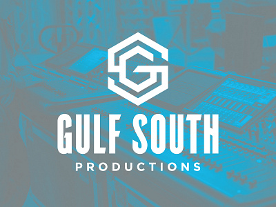 Gulf South Productions badge brand icon identity identity system mississippi production production company