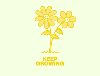Keep Growing branding characterdesign design designinspo graphic design illustration vector
