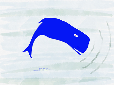 "Moby's New Song" (2019) animal applepencil2 cachalot cetacean communication digitalart digitaldrawing ipadart ipaddrawing ipadpro3 lineasketch mammal mywork ocean procreate song spermwhale whale