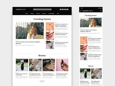 Beauty Blog designs, themes, templates and downloadable graphic ...