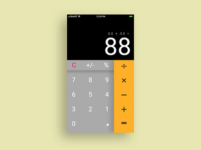 Simple Calculator app branding dailyui dailyui 004 dailyuichallenge design ui ux