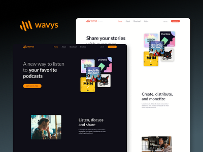 Landing Page - wavys