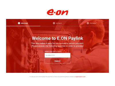 E.on White Label Payment Solution eon payment ui web webpage white label