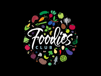 Foodies Club Logo foodies club foodiesclub logo mutdiz