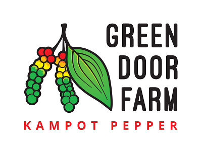 Green Door Farm cambodia door farm green kampot logo mutdiz pepper