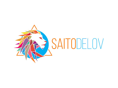 Saitodelov design lion logo mutdiz saitodeov studio