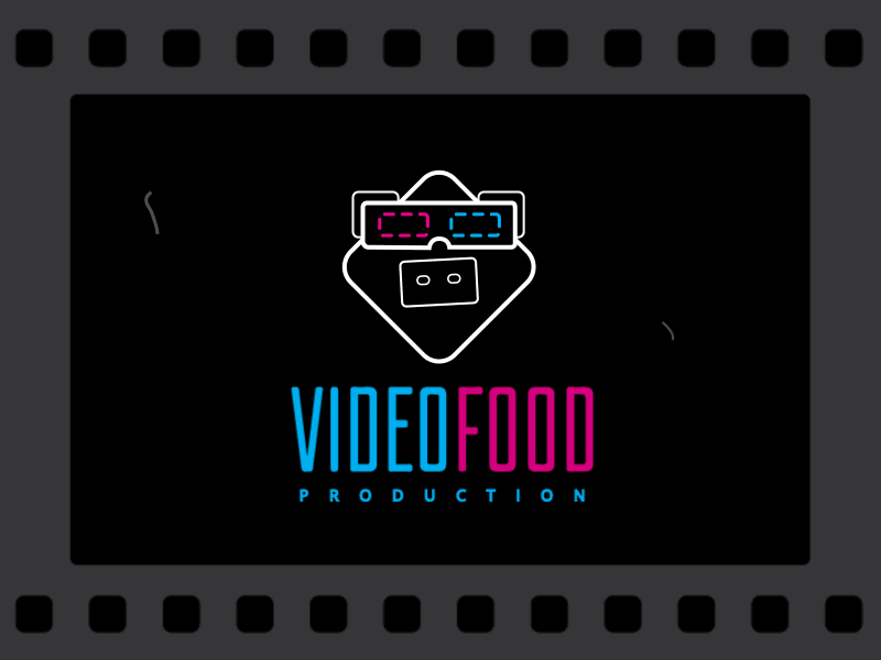 Videofood GIF animation gif logo motion mutdiz production videofood
