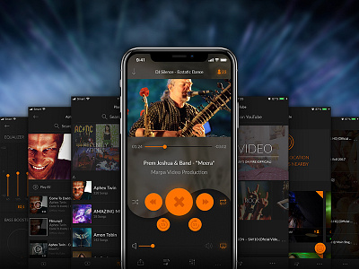 Silence Music App app appstore design equalizer music mutdiz player silence ui youtube player