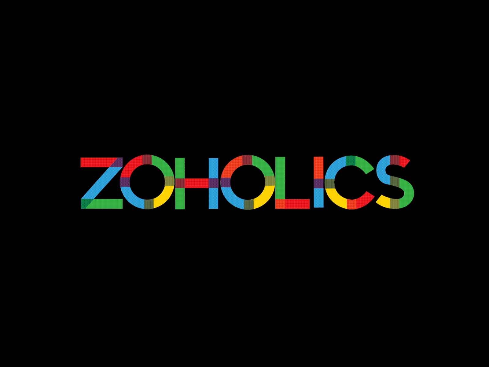 Zoholics logo animation