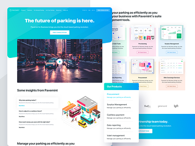 Pavemint - Landing Page & Type System