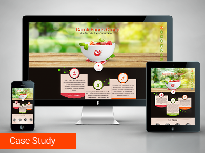 Caroli Foods Group Case Study art direction brand persona buyer persona case study responsive webdesign webdevelopment
